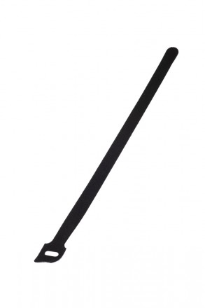 Hyperline WASN-310-BK-10 Хомут для кабеля, липучка с мягкой застежкой, 310x14 мм, черный (10 шт.) - фото 3