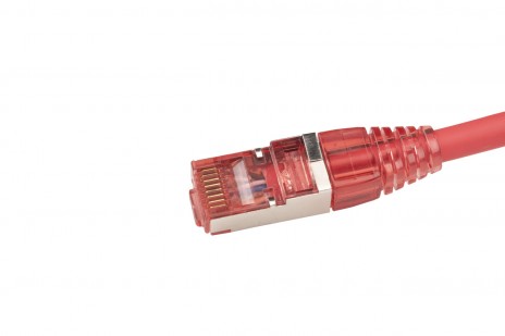 Hyperline PC-LPM-STP-RJ45-RJ45-C5e-10M-LSZH-RD Патч-корд F/UTP, экранированный, Cat.5е (100% Fluke Component Tested), LSZH, 10 м, красный - фото 4