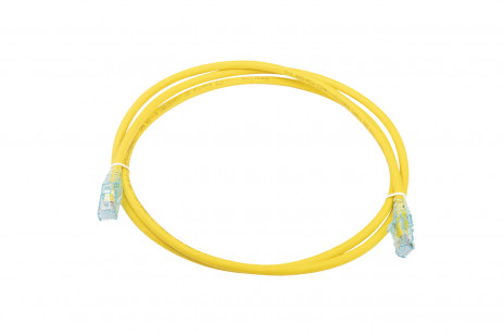 Hyperline PC-LPM-UTP-RJ45-RJ45-C6-1.5M-LSZH-YL Патч-корд U/UTP, Cat.6 (100% Fluke Component Tested), LSZH, 1.5 м, желтый