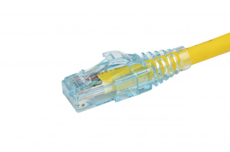 Hyperline PC-LPM-UTP-RJ45-RJ45-C6-1.5M-LSZH-YL Патч-корд U/UTP, Cat.6 (100% Fluke Component Tested), LSZH, 1.5 м, желтый - фото 3