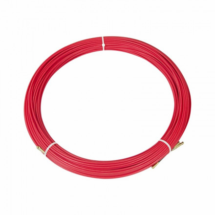 REXANT 47-1050 Протяжка кабельная (мини УЗК в бухте), стеклопруток, d=3,5 мм 50 м, красная