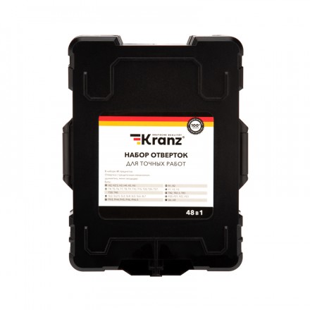 Kranz KR-12-4775 Набор отверток для точных работ 48 предметов - фото 4
