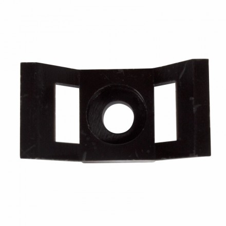 REXANT 07-2105 Площадка для крепления стяжки (ПС-2) 29x15 мм, черная, упаковка 100 шт. - фото 2