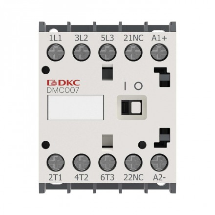DKC / ДКС DMC007-3C10A230 (Заказная) Миниконтактор YON DMC007 7A 3кВт AC3 3P кат. 220В AC 1НО - фото 2