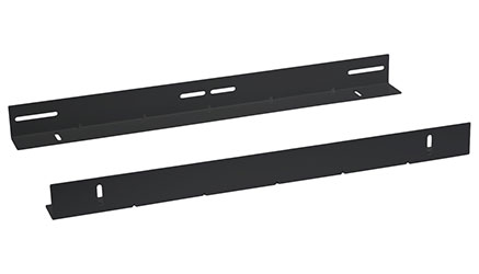 Cabeus JH05-08-100KG-BK Направляющие в шкаф глубиной 800мм для установки серверного оборудования, пара, усиленные до 100кг, цвет черный (RAL 9004)
