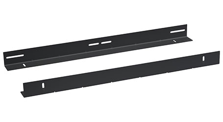 Cabeus JH05-12-100KG-BK Направляющие в шкаф глубиной 1200мм для установки серверного оборудования, пара, усиленные до 100кг, цвет черный (RAL 9004)