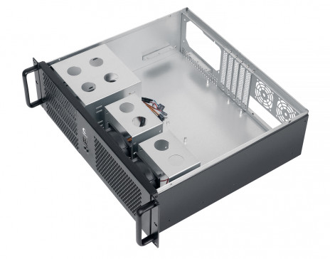 Cabeus CL-338C Корпус cерверный 19" 3U, RM (ДxШxВ)мм: 390x430x133.3, 3x5.25"+8x3.5"HDD, без блока питания - фото 2