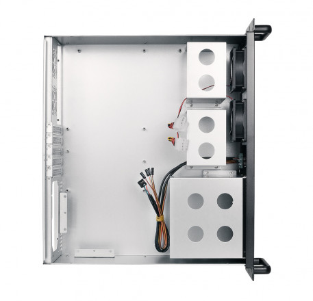 Cabeus CL-338C Корпус cерверный 19" 3U, RM (ДxШxВ)мм: 390x430x133.3, 3x5.25"+8x3.5"HDD, без блока питания - фото 5