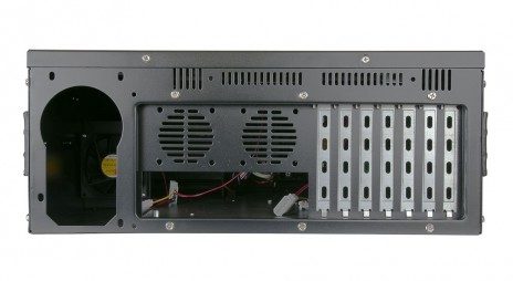 Cabeus CL-407L Корпус cерверный 19" 4U, RM (ДxШxВ)мм: 530x430x177, 3x5.25"+1x3.5"+8x3.5"HDD, без блока питания - фото 4