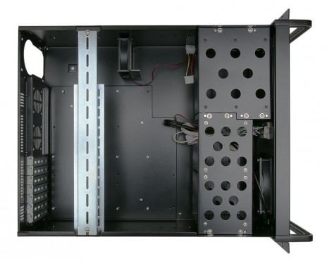 Cabeus CL-407L Корпус cерверный 19" 4U, RM (ДxШxВ)мм: 530x430x177, 3x5.25"+1x3.5"+8x3.5"HDD, без блока питания - фото 5