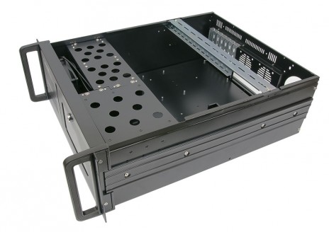 Cabeus CL-407L Корпус cерверный 19" 4U, RM (ДxШxВ)мм: 530x430x177, 3x5.25"+1x3.5"+8x3.5"HDD, без блока питания - фото 6