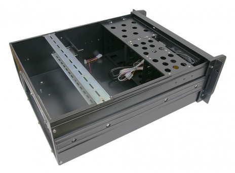 Cabeus CL-407L Корпус cерверный 19" 4U, RM (ДxШxВ)мм: 530x430x177, 3x5.25"+1x3.5"+8x3.5"HDD, без блока питания - фото 7