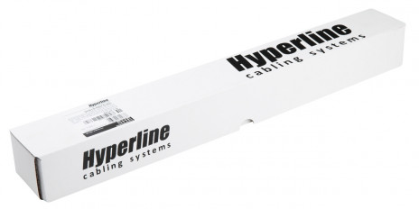 Hyperline SHE19-8SH-S-IEC Блок розеток/PDU 19", 8 розеток Schuko, выключатель с подсветкой, входной разъем IEC 60320 C14, без кабеля питания, 10А, 230В, чёрный, 482.6x44.4x44.4мм - фото 4