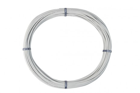 Hyperline FUTP4-C5E-S24-IN-PVC-GY-25 (25 м) Кабель витая пара, экранированный F/UTP, общий экран фольга, категория 5e, 4 пары 24 AWG, 4х2х0,51 мм, однопроволочные жилы, PVC, нг(А)-LS, внутренний -20°C – +75°C, серый, системная гарантия 25 лет - фото 2