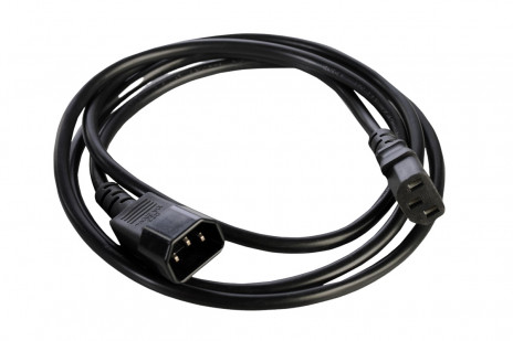 REM R-10-Cord-C13-C14-3 Шнур питания с заземлением IEC 60320 C13/IEC 60320 C14, 10 А / 250 В (3 х 1,0), длина 3 м