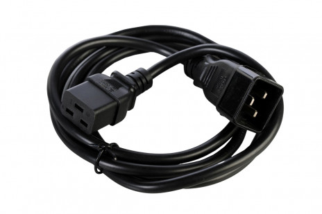 REM R-16-Cord-C19-C20-1.8 Шнур питания с заземлением IEC 60320 C19/IEC 60320 C20, 16 А / 250 В (3 х 1,5), длина 1,8 м