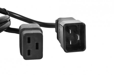 REM R-16-Cord-C19-C20-1.8 Шнур питания с заземлением IEC 60320 C19/IEC 60320 C20, 16 А / 250 В (3 х 1,5), длина 1,8 м - фото 2