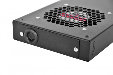 REM R-FAN-2J-9005 Модуль вентиляторный, 2 вентилятора, колодка, чёрный - фото 3