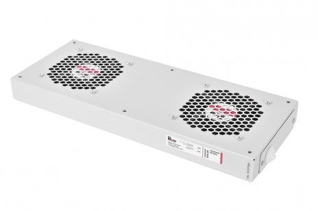 REM R-FAN-2J-36V-48V Модуль вентиляторный, 36V-48V, 2 вентилятора, колодка, серый - фото 2