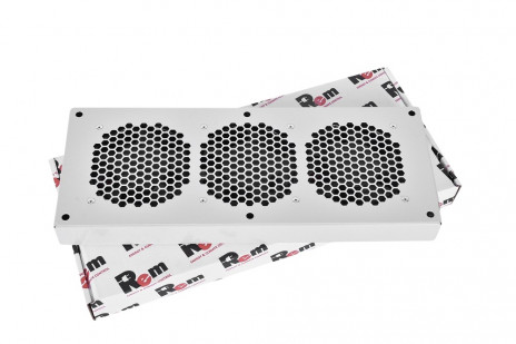 REM R-FAN-3J Модуль вентиляторный, 3 вентилятора, колодка, серый - фото 3