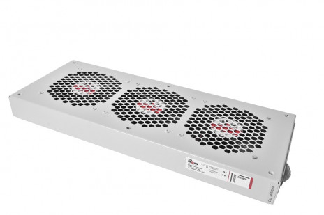 REM R-FAN-3J-36V-48V Модуль вентиляторный, 36V-48V, 3 вентилятора, колодка, серый - фото 2