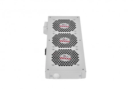 REM R-FAN-3TJ-36V-48V Модуль вентиляторный, 36V-48V, 3 вентилятора с терморегулятором, колодка, серый - фото 3