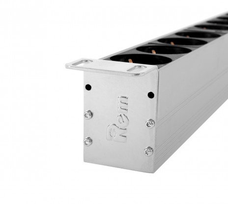 REM R-32-20C13-10C19-A-I-1420-K Вертикальный блок розеток Rem-32 без шнура с авт., инд., 20 IEC 60320 C13, 10 IEC 60320 C19, 32 А, алюм., 33-38U, колодка, черный - фото 4