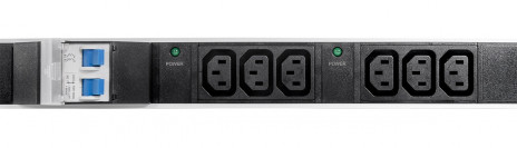 REM R-MC1-32-2x2S-2x3C13-2x2C19-A-1420-K Упр. верт. блок розеток с монит. Rem-MC1 2х2 S, 2x3 С13, 2x2 С19, 32A, алюм., 33-48U, колодка - фото 5