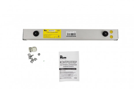 REM R-MC1-32-2x2S-440-K Блок силовых розеток, Shuko х 4, вход колодка, 45х484х60 мм (ВхШхГ), 32А, без шнура, алюминий, с мониторингом - фото 5