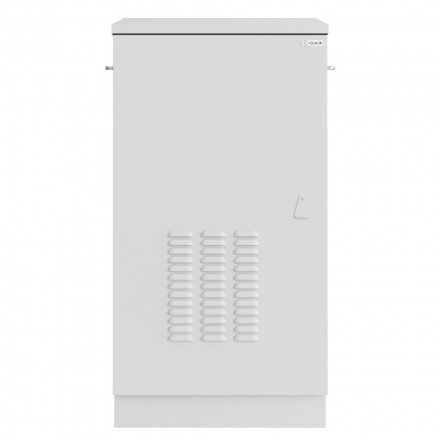 КОЛМЭН SRT03-6080.22.2-GY Шкаф климатический напольный 19'', IP54, с обогревом и вентиляцией, две двери, 22U, 600x856x1205 (ШxГxВ), серый (RAL 7035) - фото 4