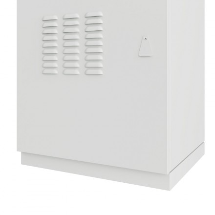 КОЛМЭН SRT03-6080.33.2-GY Шкаф климатический напольный 19'', IP54, с обогревом и вентиляцией, две двери, 33U, 600x856x1697 (ШxГxВ), серый (RAL 7035) - фото 5