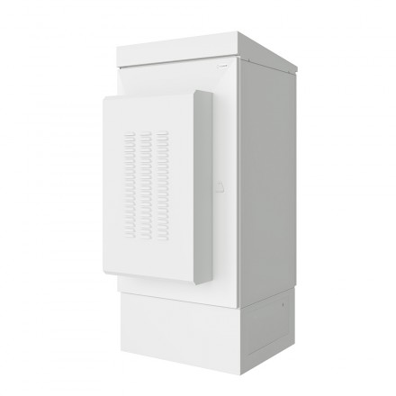 КОЛМЭН SRT03-7080.24.2-GY-1500K1 Шкаф климатический напольный 19'', IP54, с обогревом и кондиционером, две двери, 24U, 705x852x1554 (ШxГxВ), серый (RAL 7035)