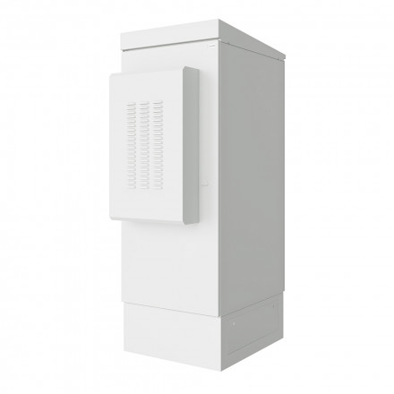 КОЛМЭН SRT03-7080.33.2-GY-1500K1 Шкаф климатический напольный 19'', IP54, с обогревом и кондиционером, две двери, 33U, 700x852x1955, серый (RAL 7035)