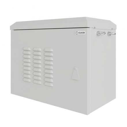 КОЛМЭН SRT01-6035.09-GY Шкаф климатический настенный 19'', IP54, с обогревом и вентиляцией, 9U, 600x350x530 (ШxГxВ), серый (RAL 7035)