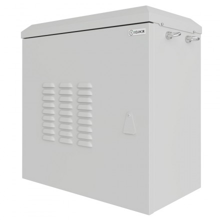 КОЛМЭН SRT01-6035.12-GY Шкаф климатический настенный 19'', IP54, с обогревом и вентиляцией, 12U, 600x350x663 (ШxГxВ), серый (RAL 7035)