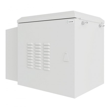 КОЛМЭН SRT01-6060.12-GY-500K1 Шкаф климатический настенный 19'', IP54, с обогревом и кондиционером, 12U, 600x600x663 (ШxГxВ), серый (RAL 7035), с монтажной панелью