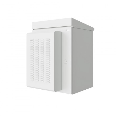 КОЛМЭН SRT01-7060.18-GY-800K1 Шкаф климатический настенный 19'', IP54, с обогревом и кондиционером, 18U, 700x626x985 (ШxГxВ), серый (RAL 7035), с монтажной панелью