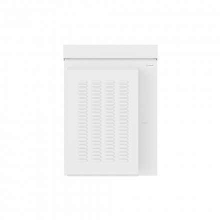 КОЛМЭН SRT01-7060.22-GY-800K1 Шкаф климатический настенный 19'', IP54, с обогревом и кондиционером, 22U, 700x600x1165 (ШxГxВ), серый (RAL 7035), с монтажной панелью - фото 3