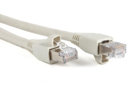 Hyperline PC-LPM-STP-RJ45-RJ45-C6a-3M-LSZH-GY Патч-корд F/UTP, экранированный, Cat.6a (100% Fluke Component Tested), LSZH, 3 м, серый - фото 2
