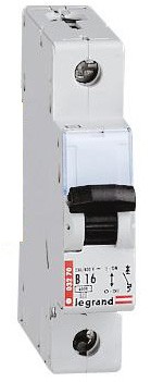 LEGRAND 407260 Автоматический выключатель, серия DX3-E, С6A, 6kA, 1-полюсный