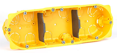 LEGRAND 80053 Batibox коробка для монтажа (для сухих перегородок), глубина 50мм, 3П