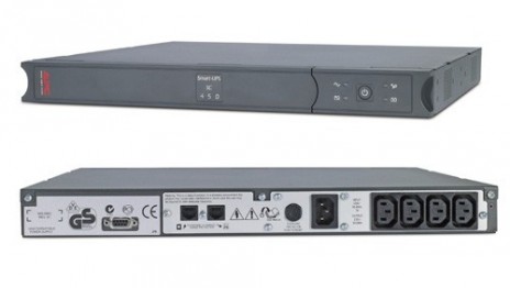 APC SC450RMI1U Smart-UPS SC 450VA Источник бесперебойного питания на 450VA, 19" 1U Rackmount/Tower (направляющие для монтажа в стойку в комплекте)