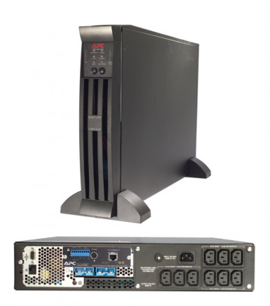 APC SUM1500RMXLI2U Smart-UPS XL Modular 1500VA Источник бесперебойного питания на 1500VA 2U Rackmount/Tower (направляющие для монтажа в стойку в комплекте)