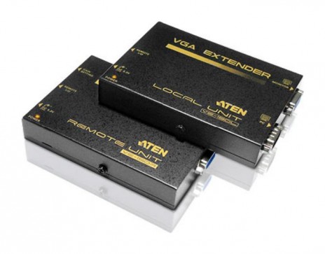 ATEN/VANCRYST VE150A-AT-G Удлинитель, SVGA, 150 метр., HD-DB15, M>F, со шнуром VGA, Б.П. 220> 9V, (регулятор усиления видеосигнала)