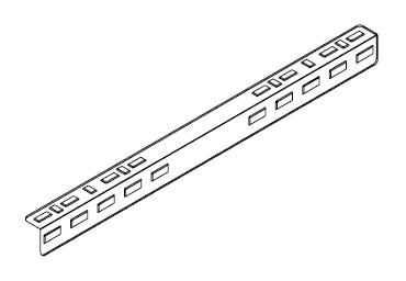 AXELENT X-TRAY 7100-025 Монтажный профиль для крепления лотков, 37х27 мм, толщина стали 2 мм, оцинковано-хромированный, для внутренних работ (для помещений), длина 500 мм - фото 2