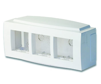 DKC / ДКС 09221 Коробка модульная для ЭУИ, 6М BRAVA, пластик, белый RAL 9016