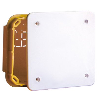 DKC / ДКС 59362 Коробка ответвительная прямоугольная для твердых стен, номинально 118х96х50мм, полистирол, IP40, цвет крышки белый (RAL 9010)