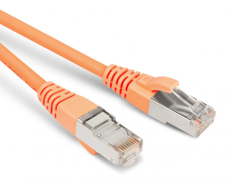 Hyperline PC-LPM-STP-RJ45-RJ45-C6-1.5M-LSZH-OR Патч-корд U/FTP, экранированный, Cat.6 (100% Fluke Component Tested), LSZH, 1.5 м, оранжевый