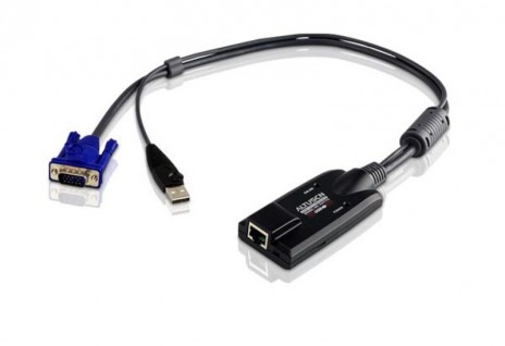 ATEN KA7170-AX Модуль удлинителя, SVGA+KBD+MOUSE USB, 50 метр., для подкл. комп. к перекл. KN2124v/2140v/4124v/4140v/2116A/2132/4116/4132; KM0532/0932/0032, макс.разреш. 1600х1200, RJ45+HD-DB15+USB A-тип, Female+2xMale, без Б.П., (DDC2B)