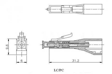 Hyperline ATT-LC-LC-PC-10dB Аттенюатор волоконно-оптический LC-LC, UPC, 10dB - фото 2